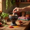زعفران ساب سنگی طرح برجسته