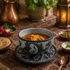 ست کاسه و بشقاب سنگی