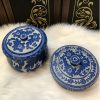 ست دیگ و تابه سنگی قلم زنی شده طرح گلسنگ - Image 4