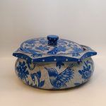 ست دیگ و تابه سنگی ستاره ای طرح ققنوس آبی