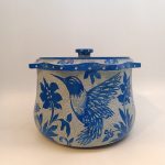 ست دیگ و تابه سنگی ستاره ای طرح ققنوس آبی