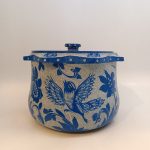 ست دیگ و تابه سنگی ستاره ای طرح ققنوس آبی