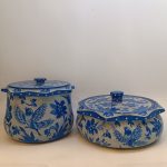 ست دیگ و تابه سنگی ستاره ای طرح ققنوس آبی