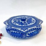 ست دیگ و تابه سنگ ستاره ای طرح گل سنگ