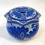 ست دیگ و تابه سنگ ستاره ای طرح گل سنگ