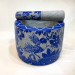 هاون سنگی قلم زنی شده طرح ققنوس - Image 3